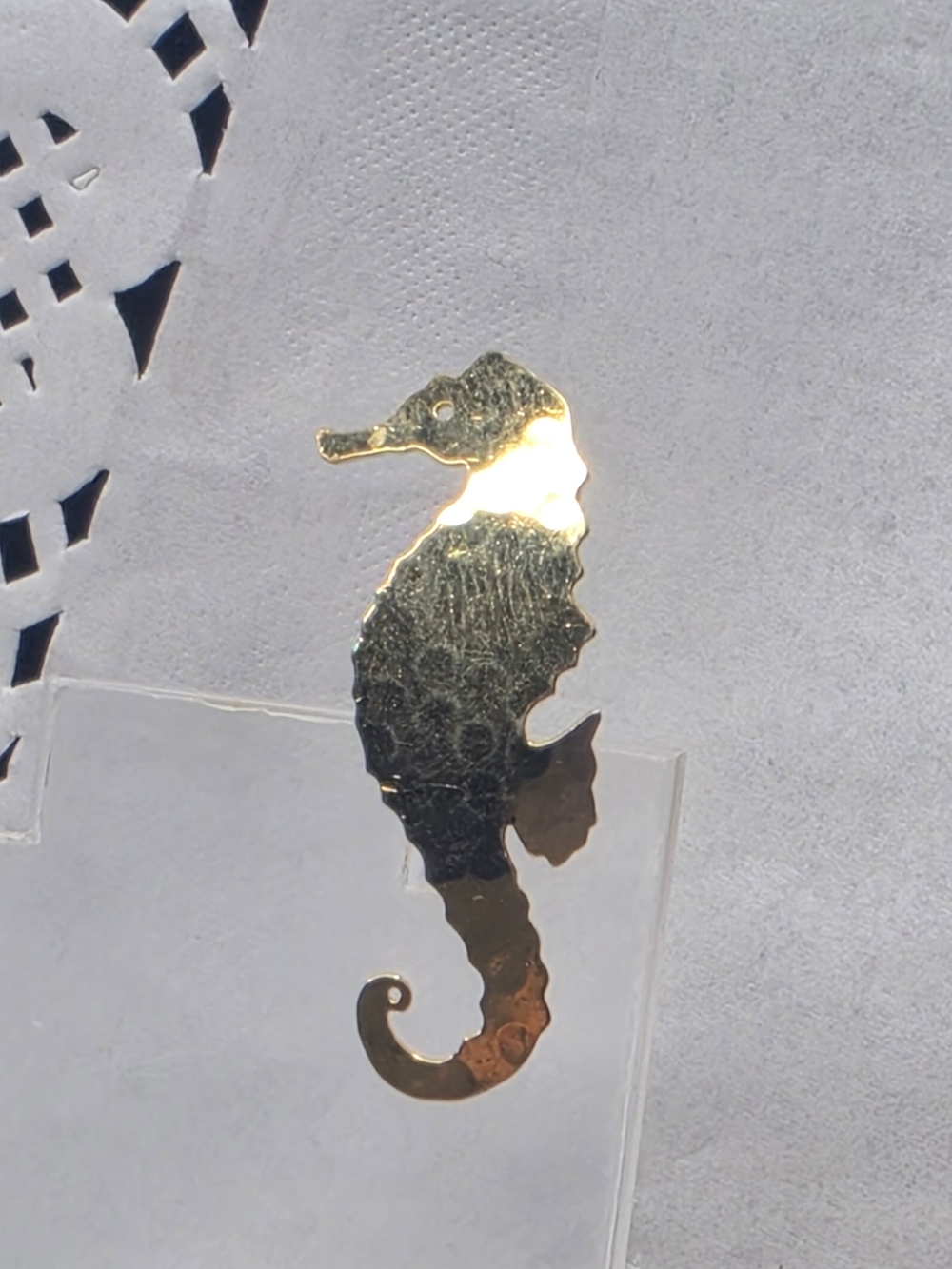 Rate Vintage Would Bryde Seahorse Pin Brooch 1.5"